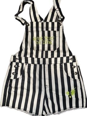 Beetlejuice Stripe Shortalls